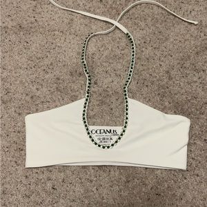 Oceanus Hayley Halter Swim Top